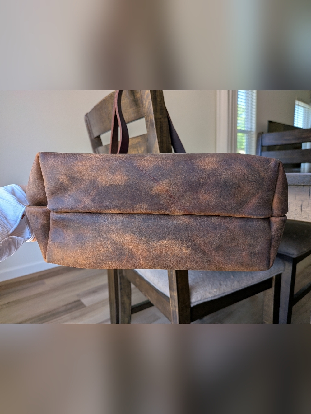 Portland Leather Small Zip Tote Canyon - Picture 3 of 6